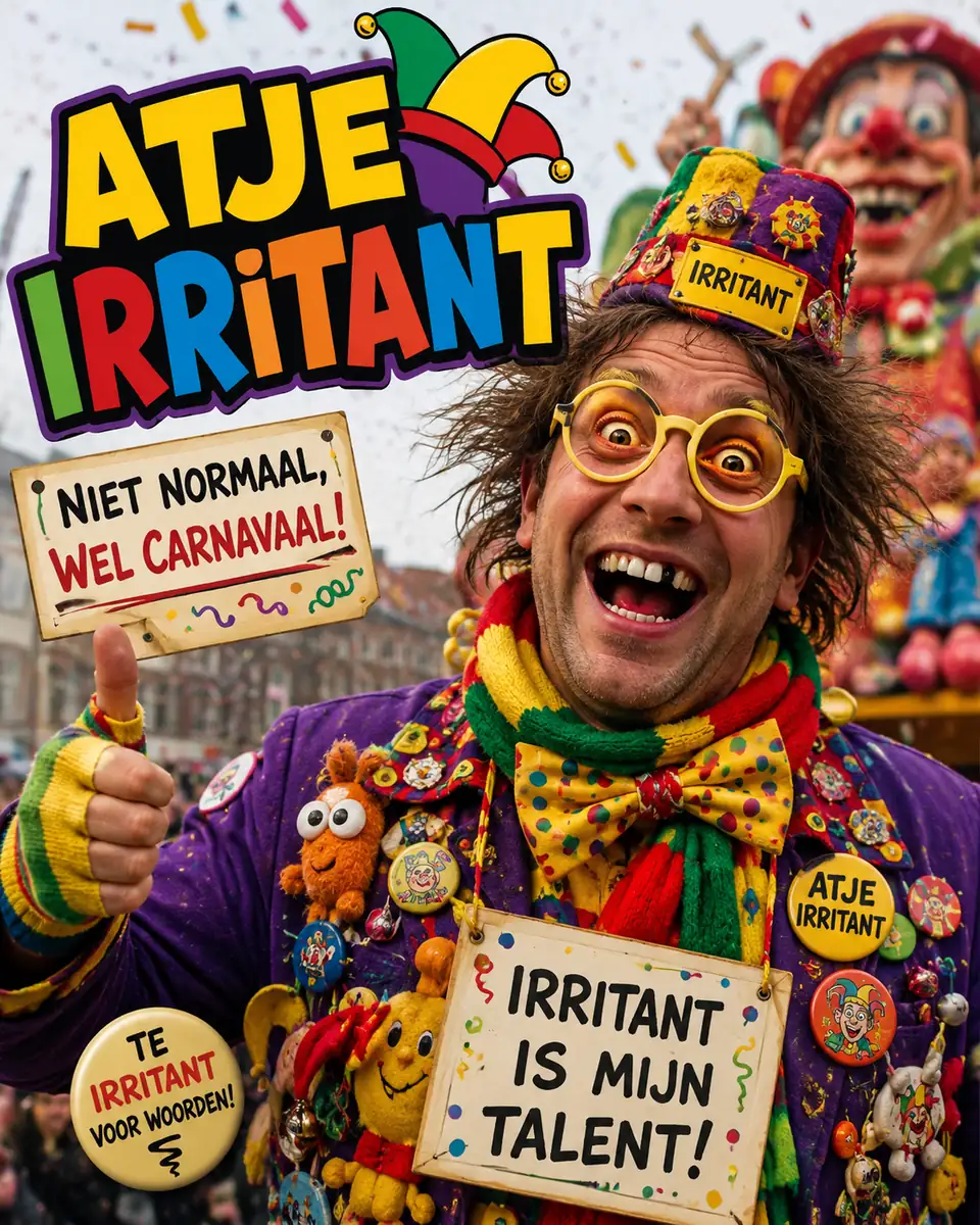 Atje Irritant, klaar voor carnaval